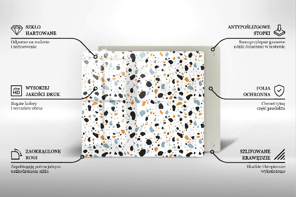 Krycia doska na sporák Dekoratívna kamenina