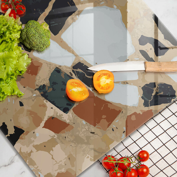 Krycia doska na sporák Doska s dekoratívnymi kameňmi