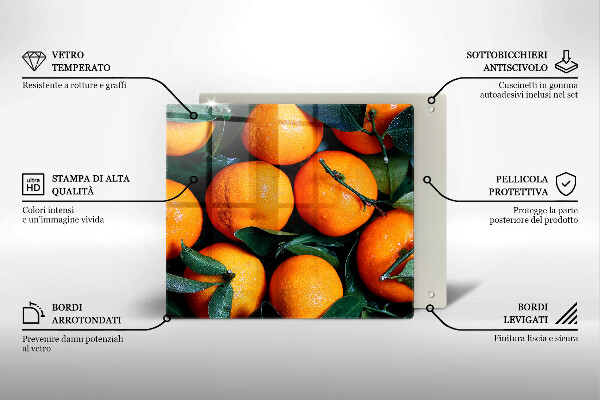 Krycia doska na sporák Pomarančové ovocie