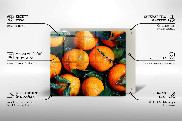 Krycia doska na sporák Pomarančové ovocie