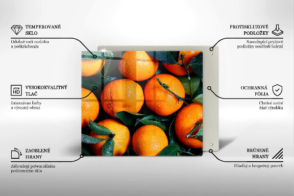 Krycia doska na sporák Pomarančové ovocie