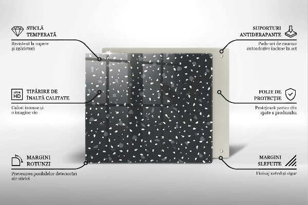 Krycia doska na sporák Dekoratívny kameň