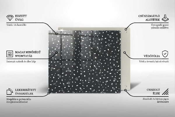 Krycia doska na sporák Dekoratívny kameň