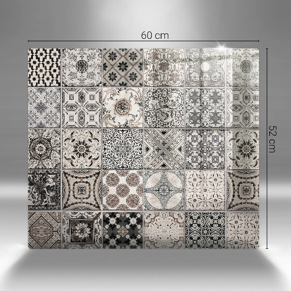 Kryt na indukčnú dosku Dekoratívne dlaždice