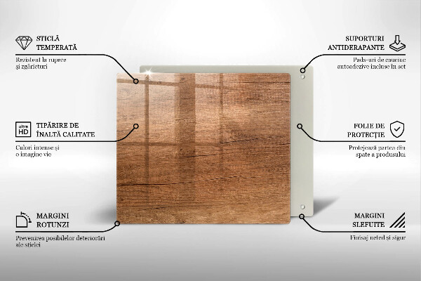 Kryt na indukčnú dosku Textúra dreva