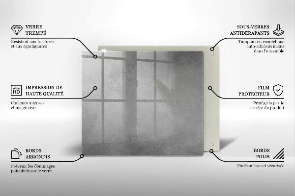 Kryt na indukčnú dosku Betónové textúry pozadia