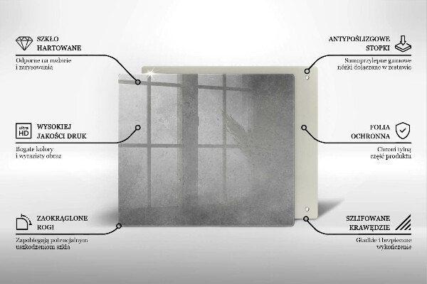 Kryt na indukčnú dosku Betónové textúry pozadia