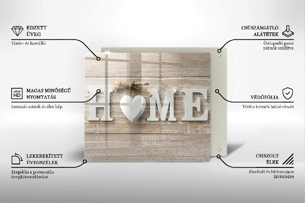 Sklo za varnú dosku Home