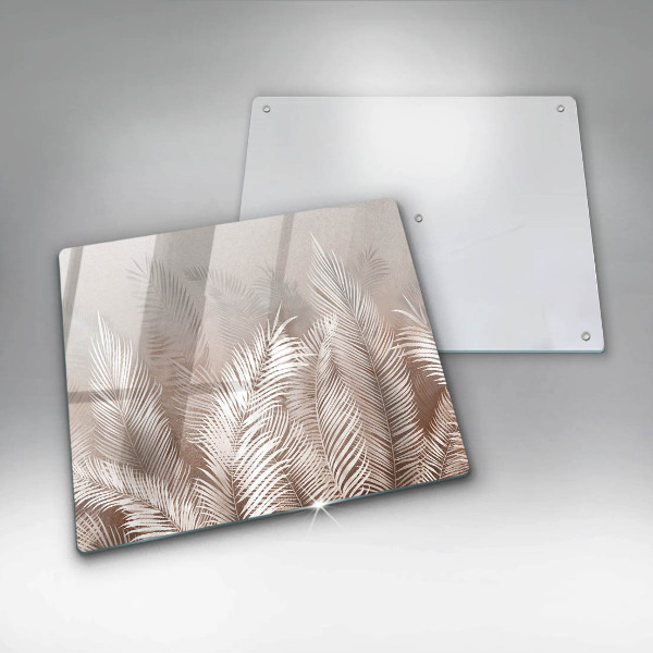 Sklo za varnú dosku Boho vegetačné listy