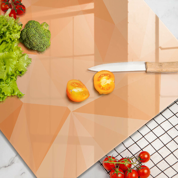 Kalené sklo za sporák Geometrické pozadie