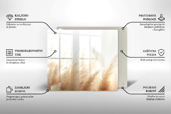 Sklo za varnú dosku Pampasová tráva