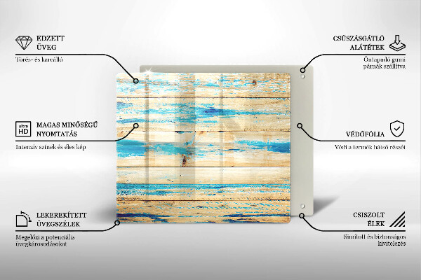 Kryt na indukčnú dosku Retro drevené dosky