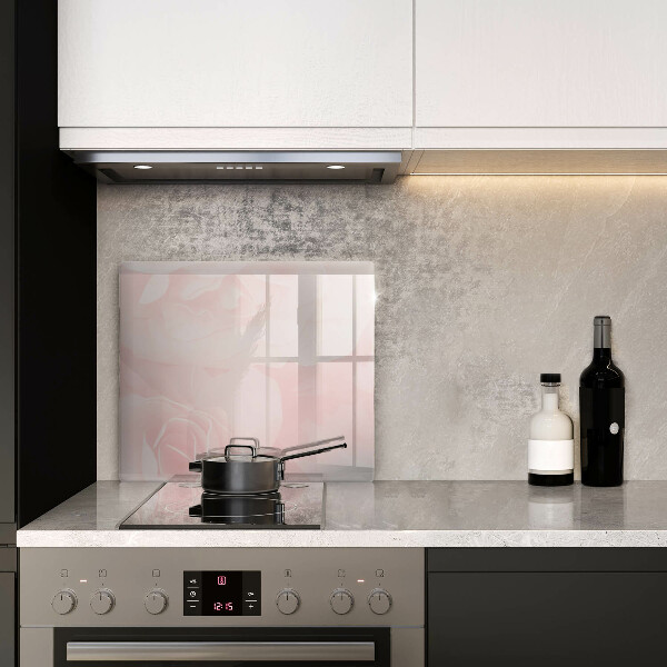 Kryt na indukčnú dosku Pozadie pastelových ruží