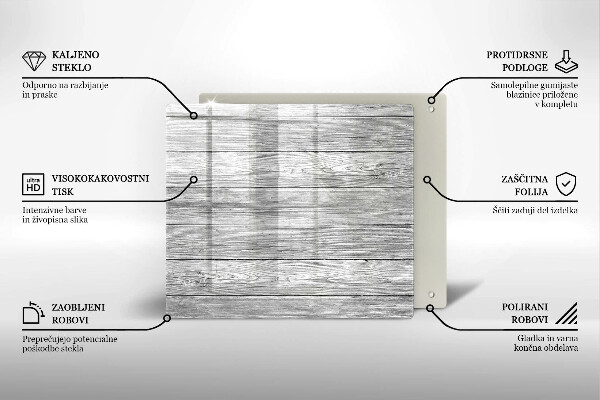 Kryt na indukčnú dosku Staré drevené dosky