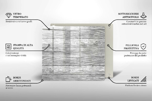 Kryt na indukčnú dosku Staré drevené dosky
