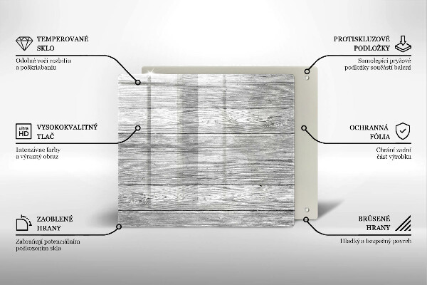 Kryt na indukčnú dosku Staré drevené dosky