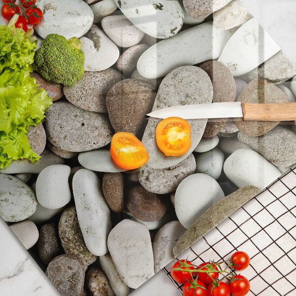 Kryt na indukčnú dosku Malé kamienky na pozadí