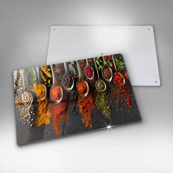 Sklo za varnú dosku Lyžice s korením