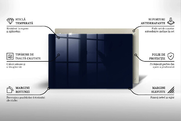 Sklo za varnú dosku námornícka modrá