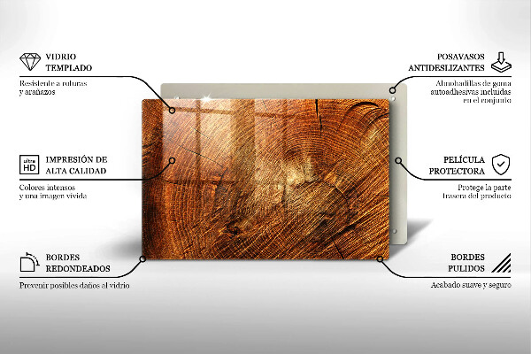 Sklo za varnú dosku Drevo stromu