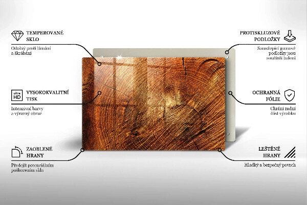 Sklo za varnú dosku Drevo stromu