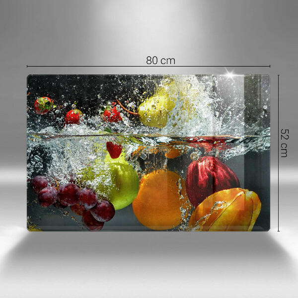 Kryt na indukčnú dosku Šťavnaté ovocie vo vode