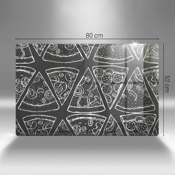 Sklo za varnú dosku Pizza ilustrácie