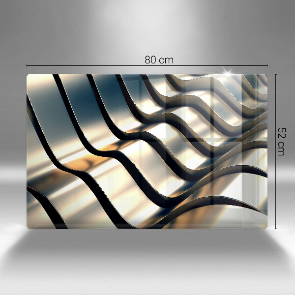 Kryt na indukčnú dosku 3D kovové tvary