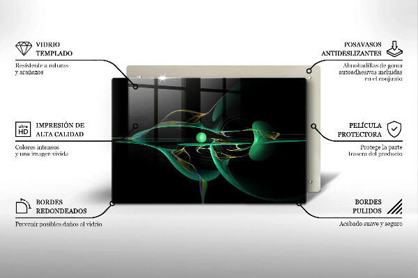 Sklo za varnú dosku Moderná abstrakcia
