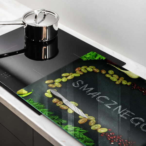 Kryt na indukčnú dosku Nápis Smacznego!