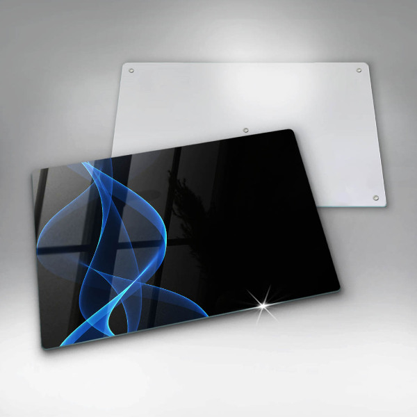 Sklo za varnú dosku Modré čiary dymu