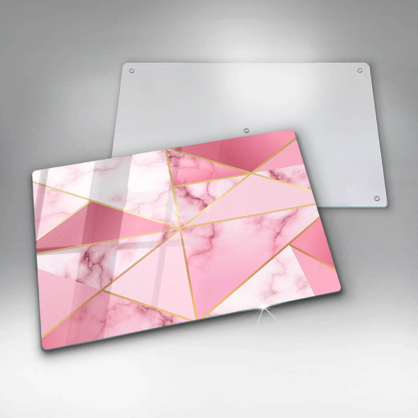 Sklo za varnú dosku Geometrický mramor