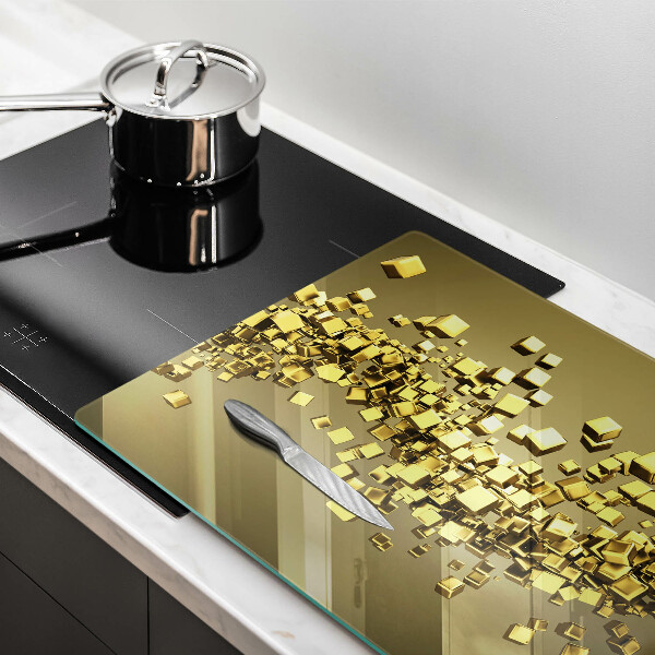 Sklo za varnú dosku Abstraktná 3D geometria