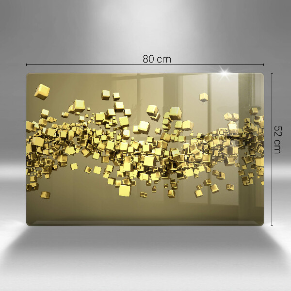 Sklo za varnú dosku Abstraktná 3D geometria