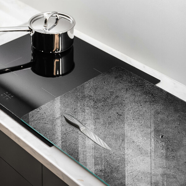 Kalené sklo za sporák Textúra betónového kameňa