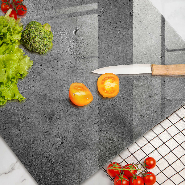 Kalené sklo za sporák Textúra betónového kameňa