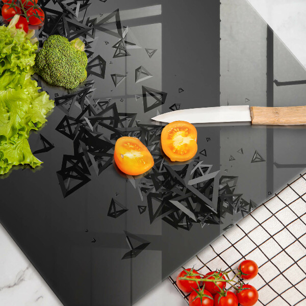 Kryt na indukčnú dosku Abstraktné 3D tvary