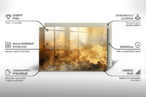 Krycia doska na sporák Bohatá textúra