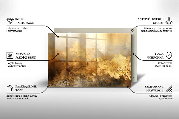 Krycia doska na sporák Bohatá textúra