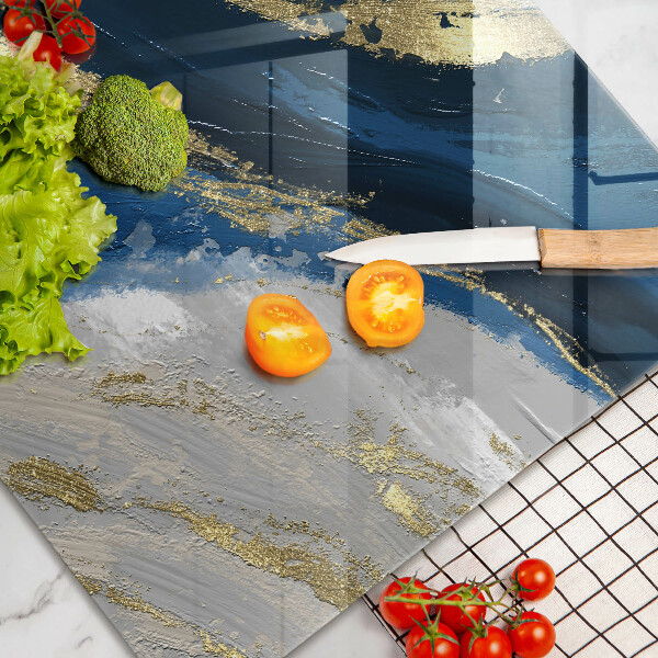 Krycia doska na sporák Textúra so zlatom