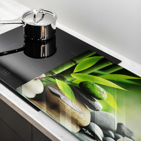 Krycia doska na sporák Zen bambusové kamene