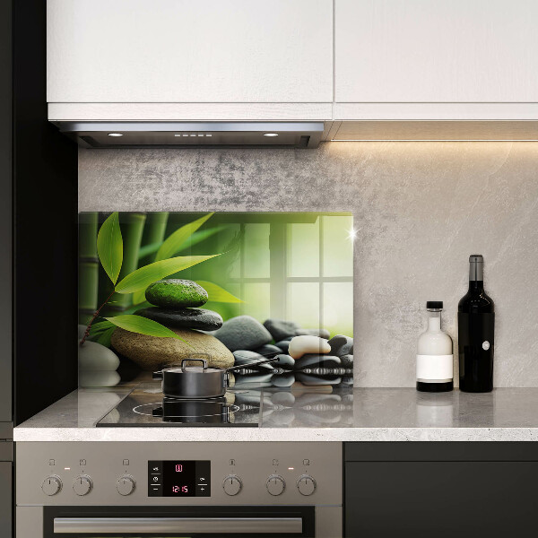 Krycia doska na sporák Zen bambusové kamene