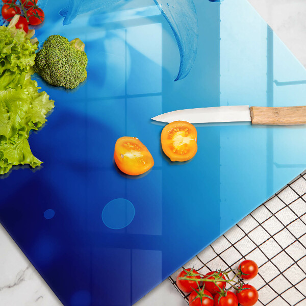 Krycia doska na sporák Modré kvety