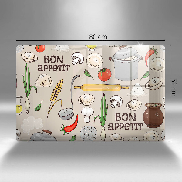 Krycia doska na sporák Kuchyňa ilustrácie