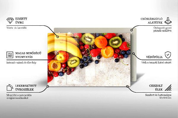 Sklo za varnú dosku Dovolenkové ovocie