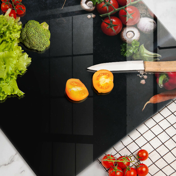 Tvrdené sklo za varnú dosku Farebná zelenina