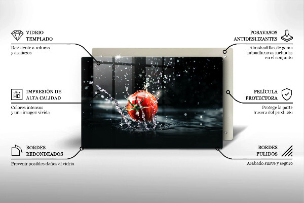 Krycia doska na sporák Paradajka vo vode