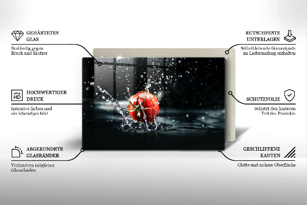 Krycia doska na sporák Paradajka vo vode