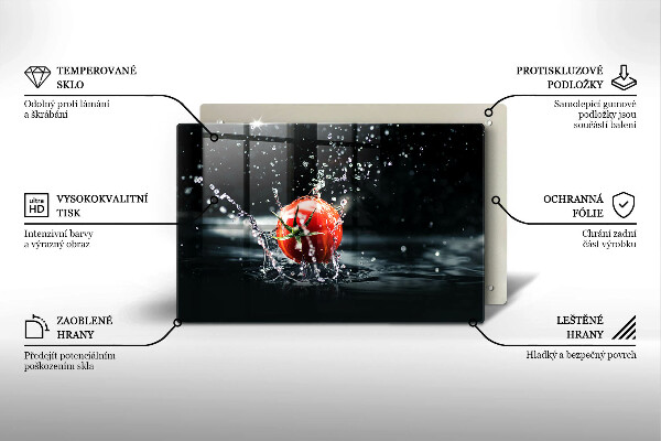 Krycia doska na sporák Paradajka vo vode