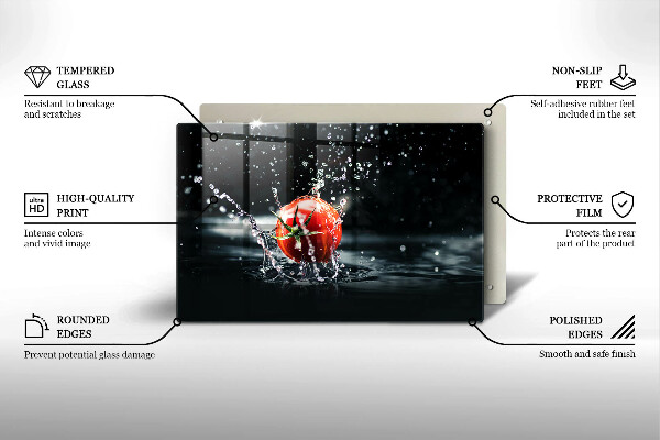 Krycia doska na sporák Paradajka vo vode